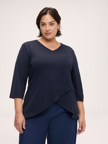 T-shirt Fiorella Rubino en bleu