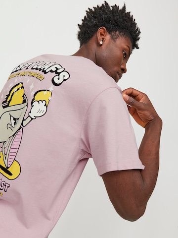 JACK & JONES T-Shirt 'Toast' in Pink