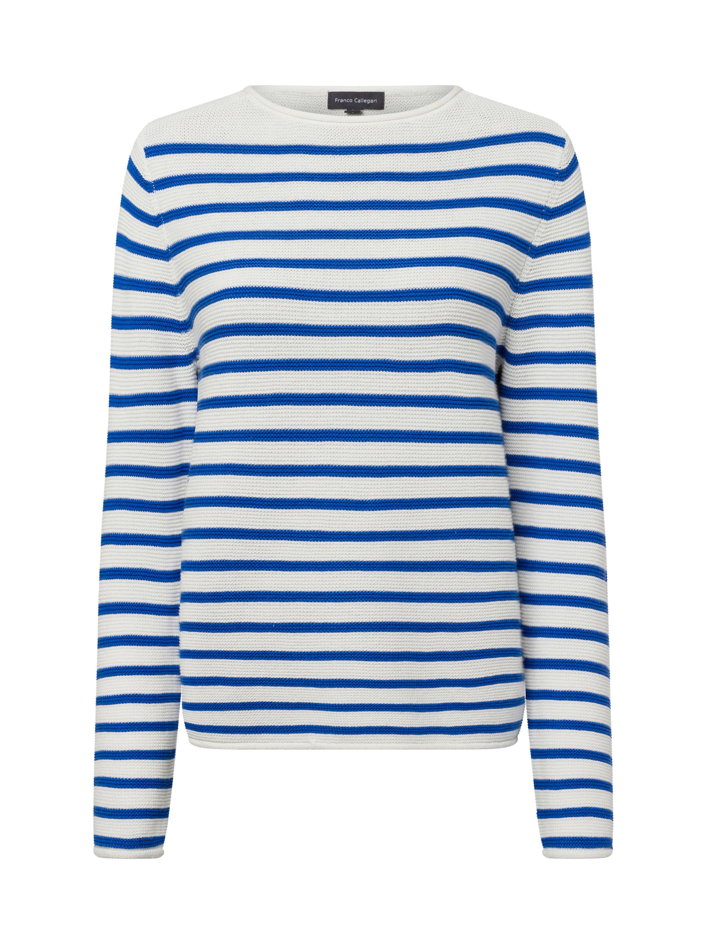 Franco Callegari Strickpullover ' ' in Weiß: Vorderseite