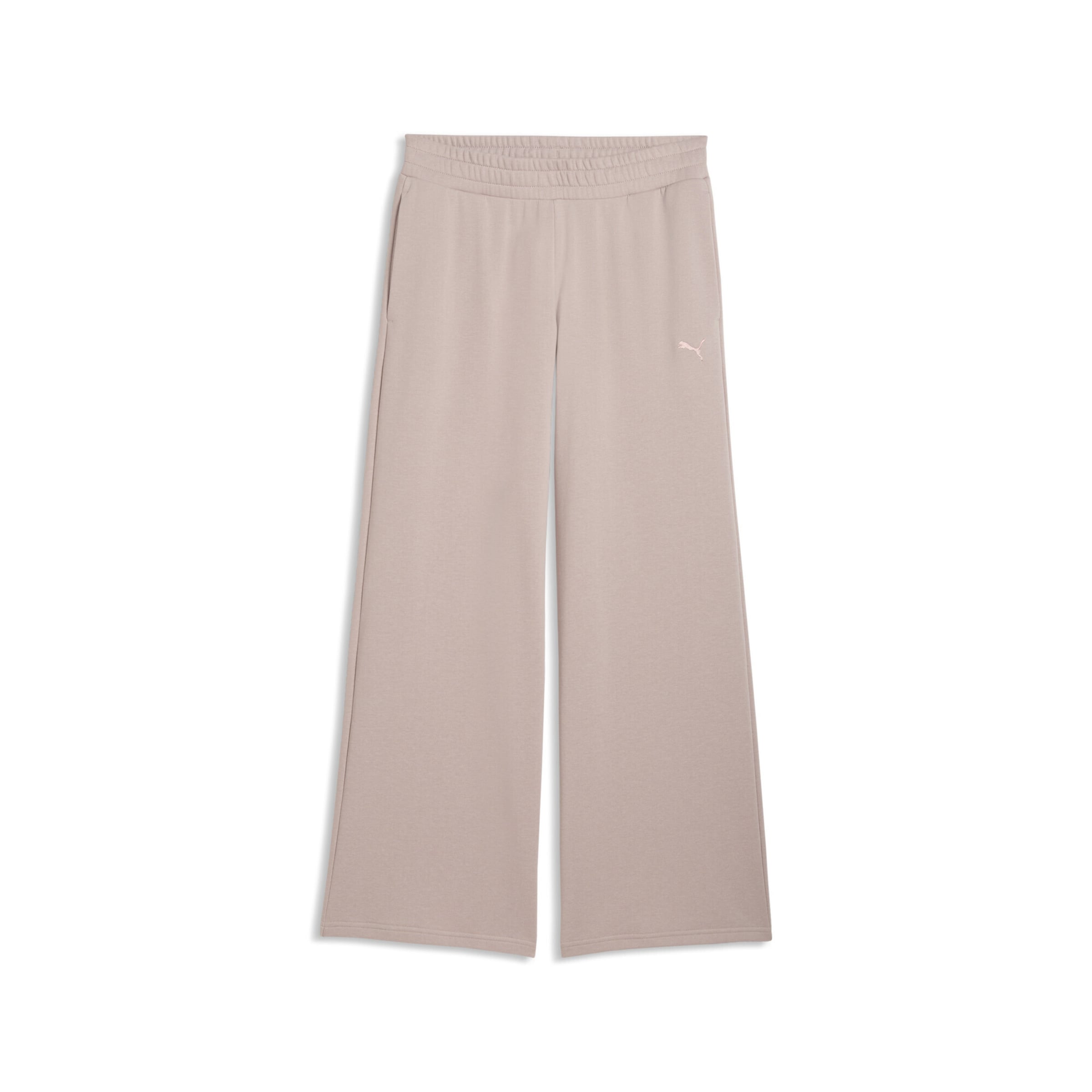 PUMA Wide leg Pants 'Essentials' in Beige: front