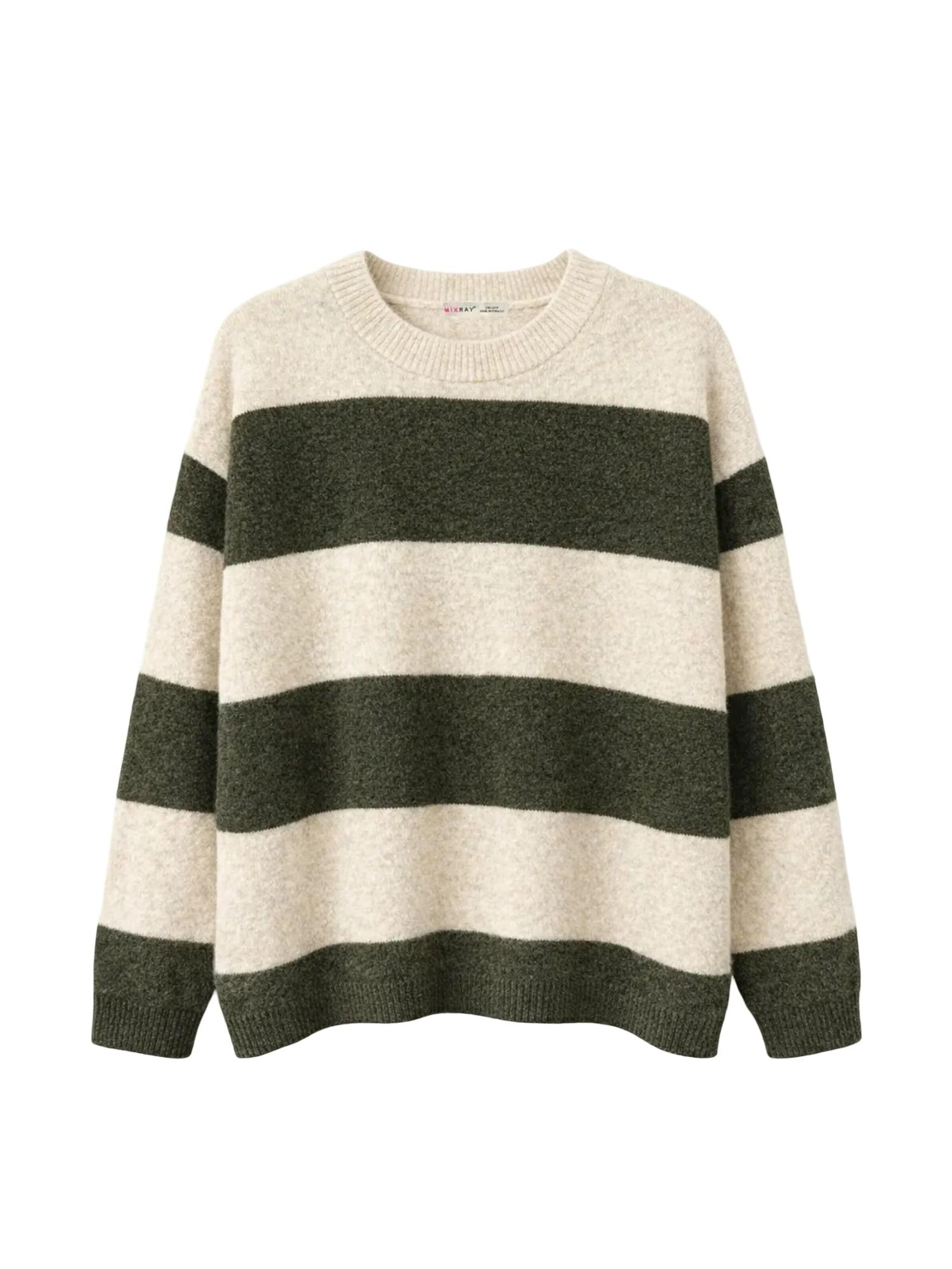 Pullover di MixRay in beige: frontale