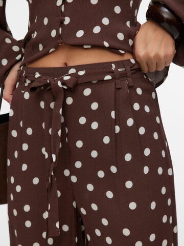 VERO MODA Baggy Broek 'Elisa' in Bruin