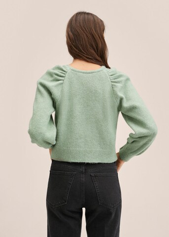 MANGO Knit Cardigan 'Sintra' in Green