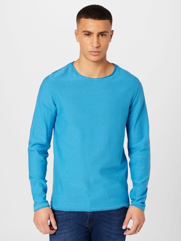 s.Oliver Trui in Blauw: voorkant