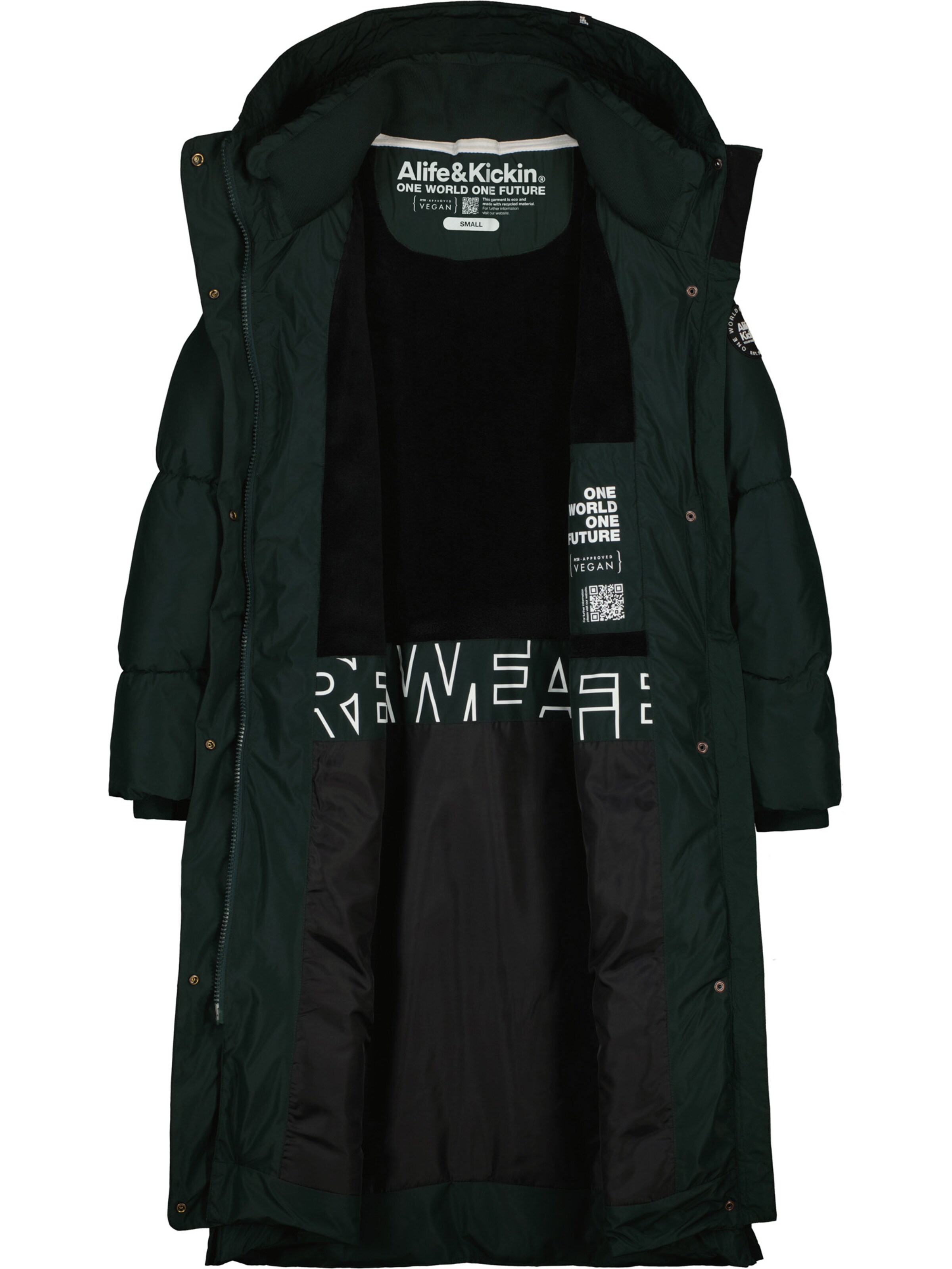 Cappotto invernale 'JunaAK' di alife & kickin in verde