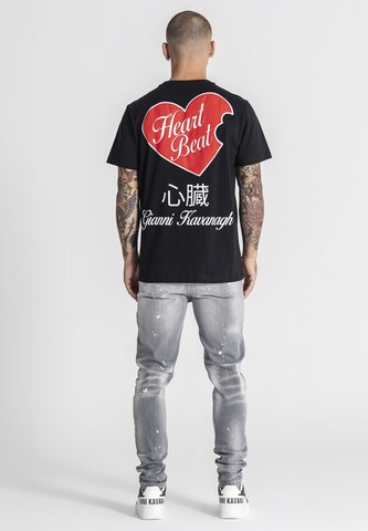 T-Shirt 'Heart' Gianni Kavanagh en noir