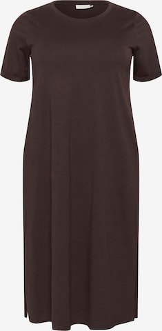 Rochie 'Caline' de la KAFFE CURVE pe maro: față