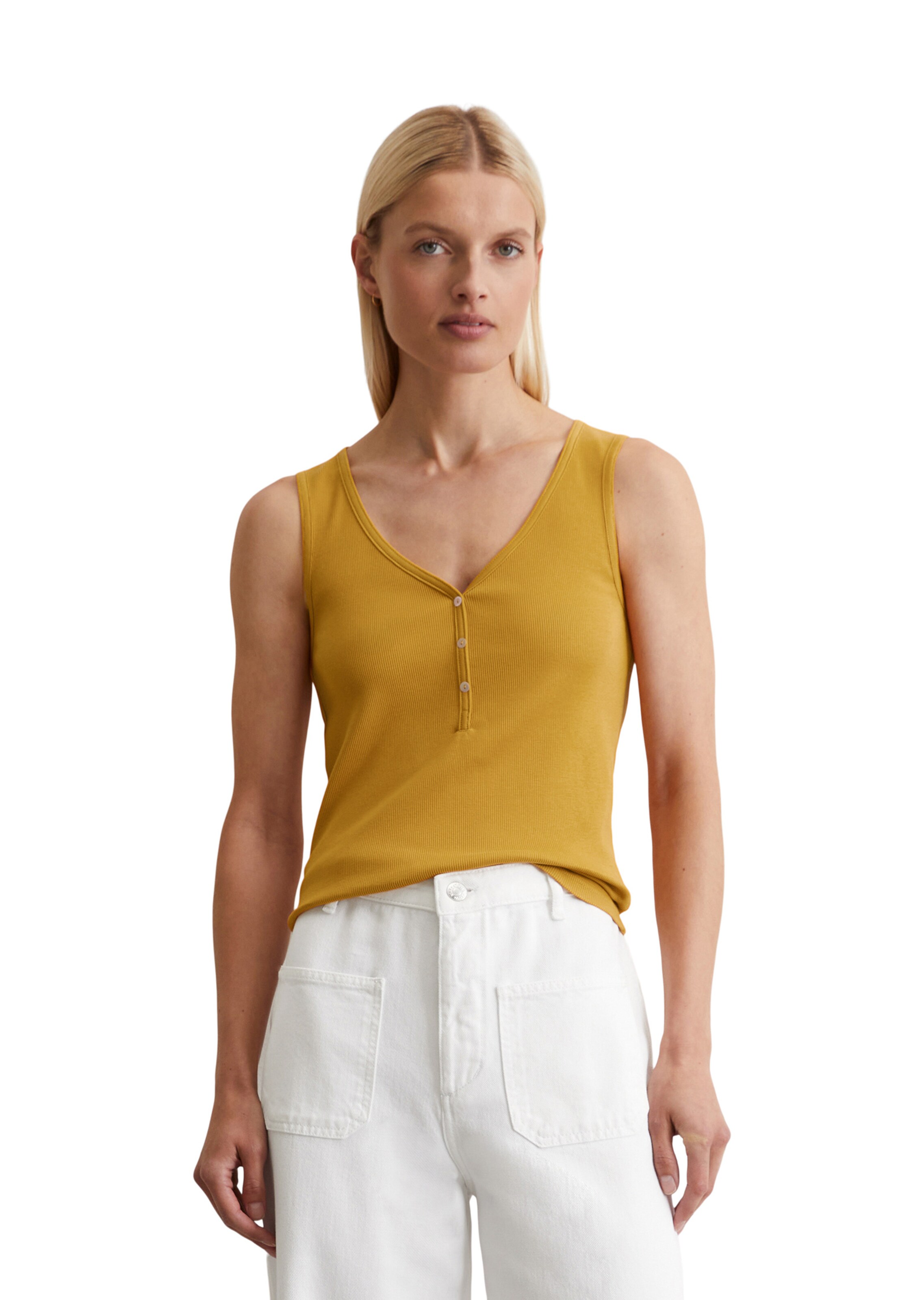 Haut Marc O'Polo en jaune : devant