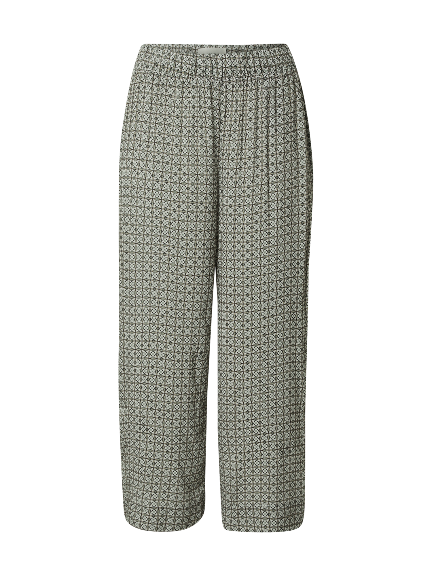Donna Pantaloni Cartoon Pantaloni in Crema 