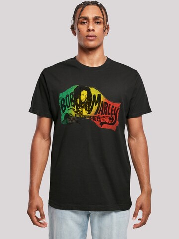 F4NT4STIC Shirt 'Bob Marley ' in Black: front