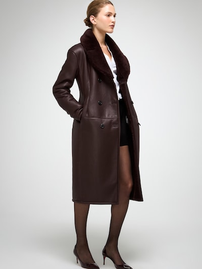 Cappotto invernale 'Celina' in M V S P di colore rosso ciliegia, Visualizzazione prodotti