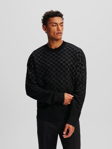 Karl Lagerfeld Sweater in Black: front