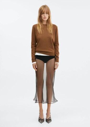 MANGO Sweater 'Bahia' in Brown