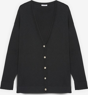 Cardigan Fiorella Rubino en noir : devant