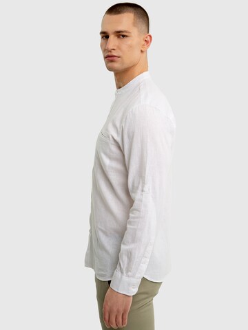 BIG STAR Regular fit Button Up Shirt 'KOSIHOMIS' in White