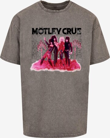 Merchcode Shirt 'Motley Crue' in Grijs: voorkant