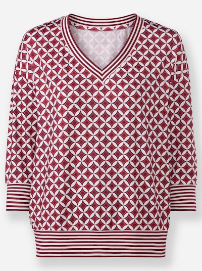 Maglietta heine di colore rosso / rosso scuro / bianco, Visualizzazione prodotti