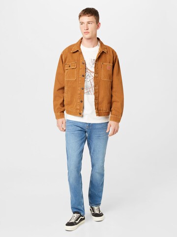 LEVI'S ® - Chaqueta de entretiempo 'Sunrise Trucker' en marrón