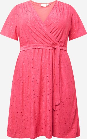 EVOKED - Vestido de verano 'VIKAWA' en rosa: frente