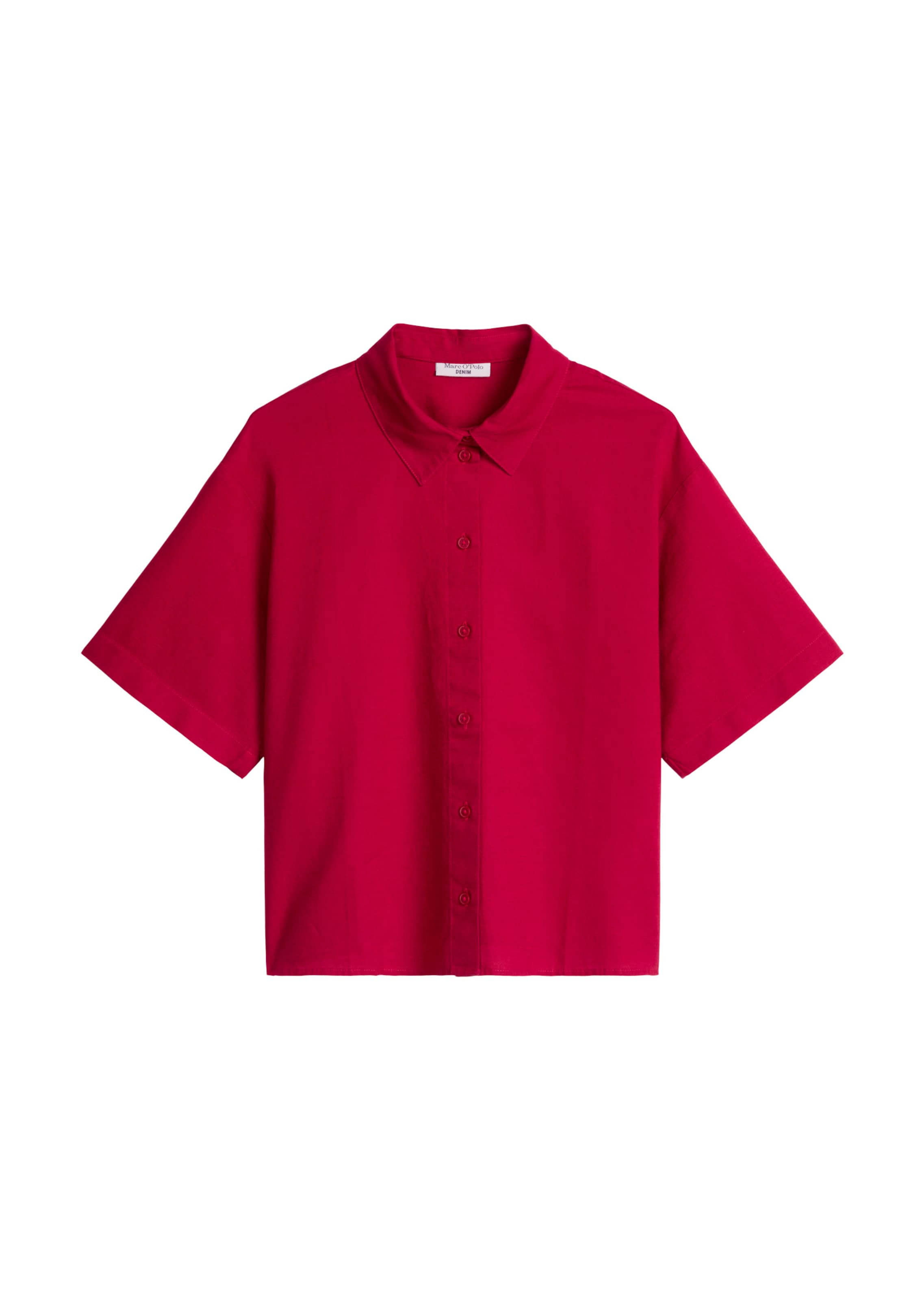 Marc O'Polo DENIM Blouse in Rood: voorkant