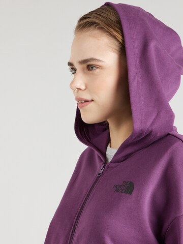 THE NORTH FACE Sweatjacke in Lila