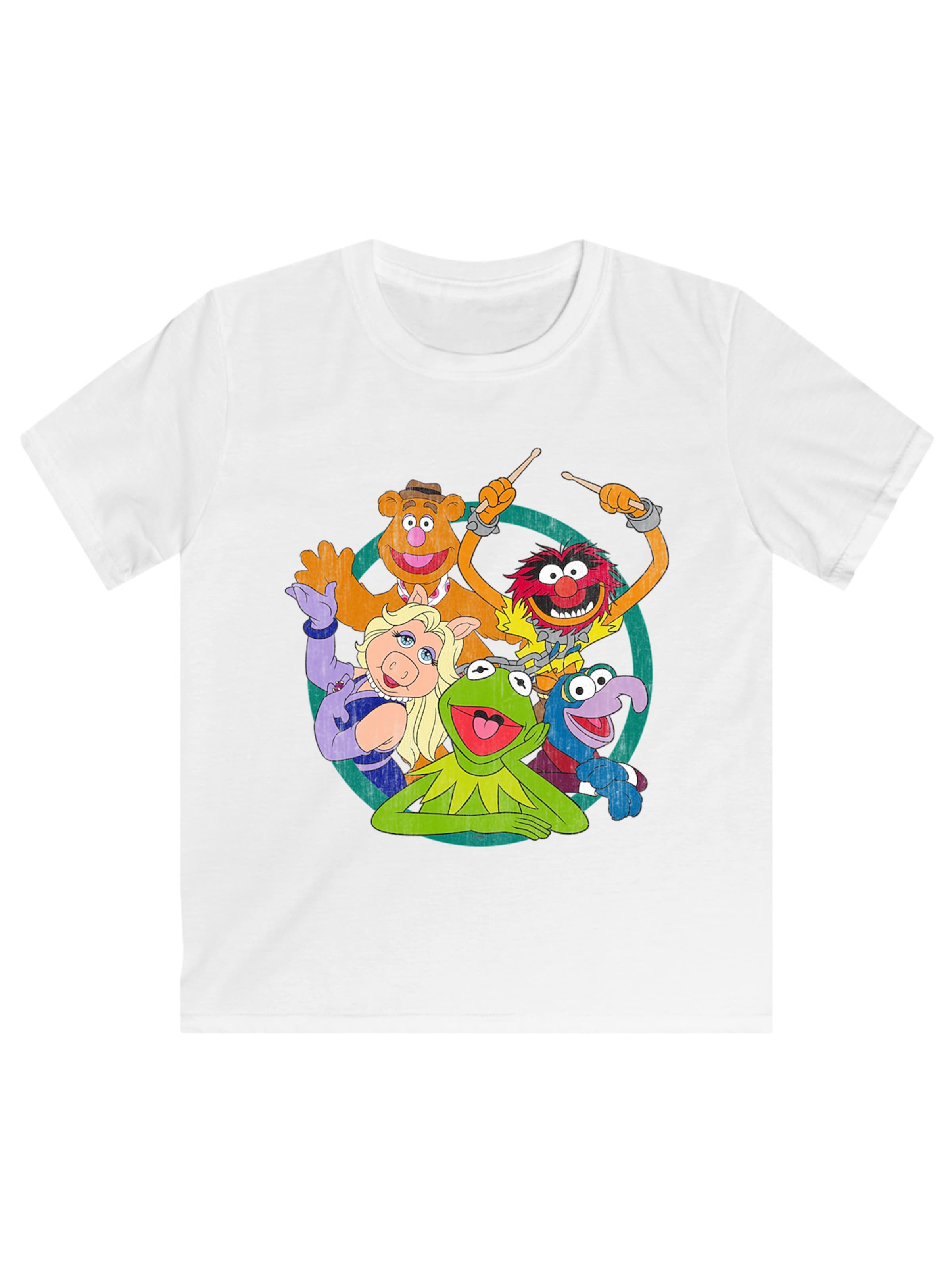 Kinder Teens (Gr. 140-176) F4NT4STIC T-Shirt 'Muppets' in Weiß - DF86728