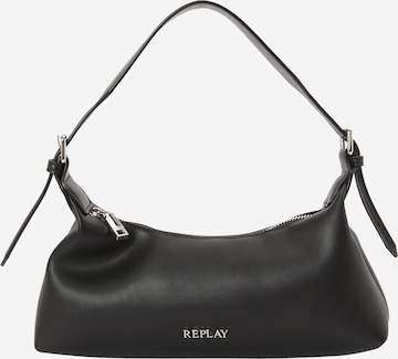 Borsa a spalla di REPLAY in nero: frontale
