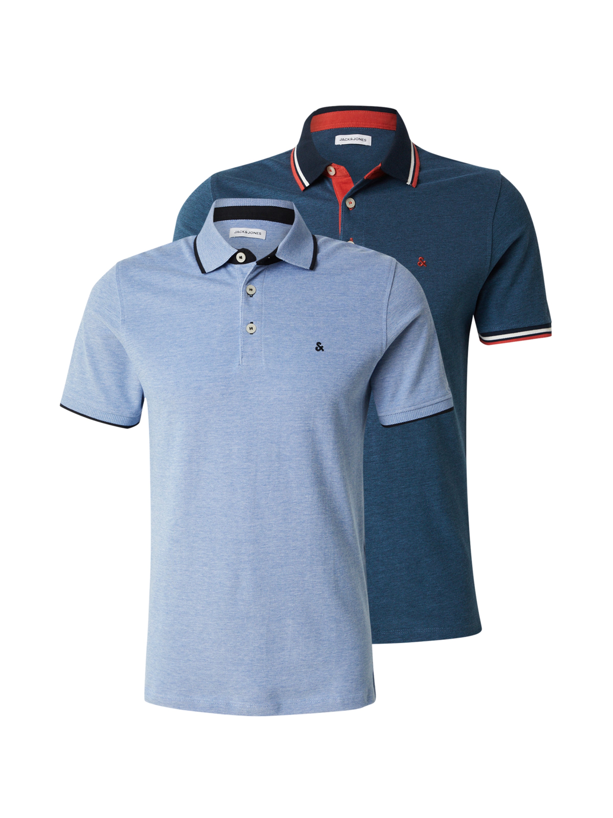 JACK & JONES Tričko 'JJEPAULOS' – modrá: přední strana