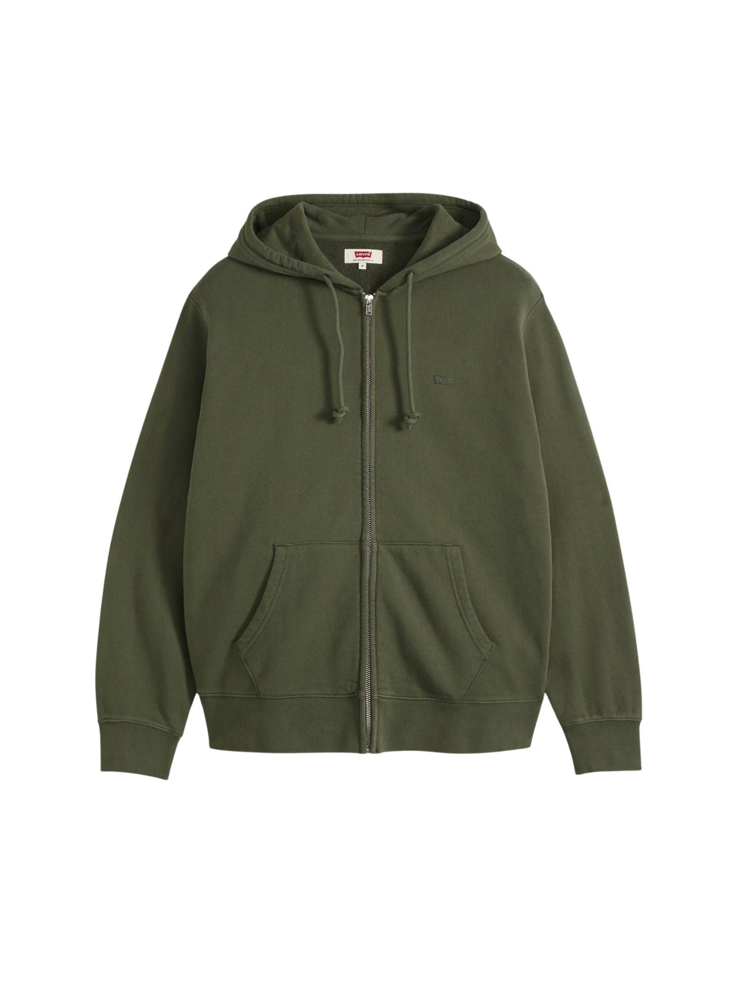 LEVI'S ® Sweatjacke‌ in Grün: Vorderseite