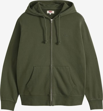 LEVI'S ® Sweatjacke in Grün: Vorderseite