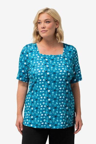 Ulla Popken Shirt in Blauw: voorkant