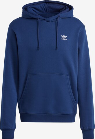 zils ADIDAS ORIGINALS Sportisks džemperis 'Trefoil Essentials': no priekšpuses
