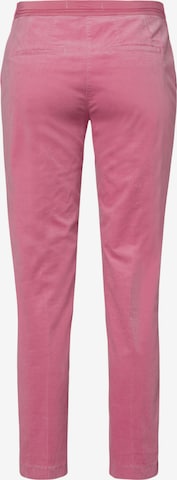 BRAX Слим Плиссированные брюки 'Maron' в Ярко-розовый: сзади