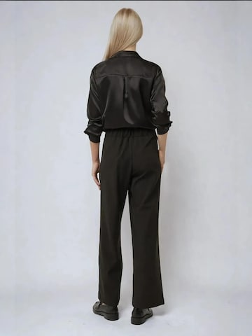 Hiccup Wide Leg Hose in Schwarz
