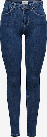 Skinny Jean 'Power' ONLY en bleu : devant