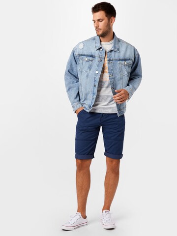 TOM TAILOR Regular Shorts 'Max' in Blau