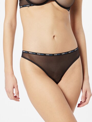 Tommy Hilfiger Underwear - Tanga en negro: frente
