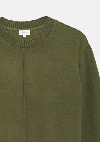Sweat-shirt s.Oliver en vert