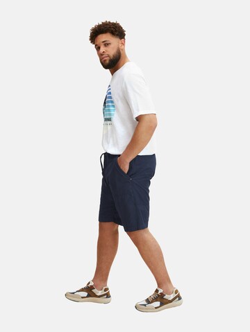 TOM TAILOR Men + Regular Shorts in Blau