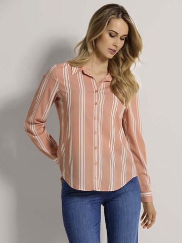 MADELEINE Bluse in Orange: Vorderseite