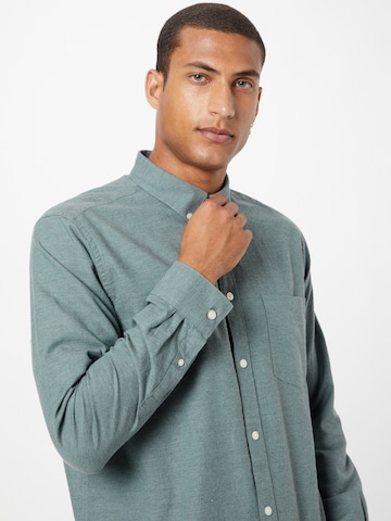 minimum Regular fit Overhemd 'Jay 3.0' in Groen
