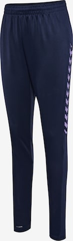 Hummel Tapered Sportbroek 'Staltic' in Blauw