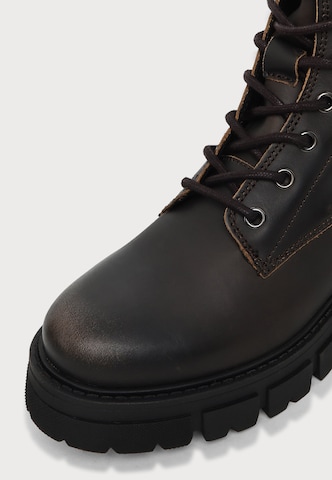 Bottines à lacets 'CASTLE' Apple of Eden en marron