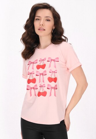 faina Shirt 'Fashion Look' in Roze: voorkant