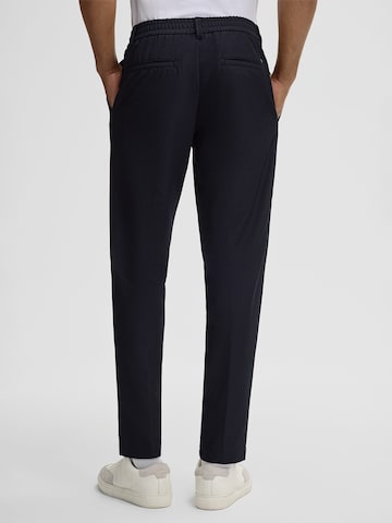 STRELLSON Regular Bandplooibroek 'Lui' in Blauw