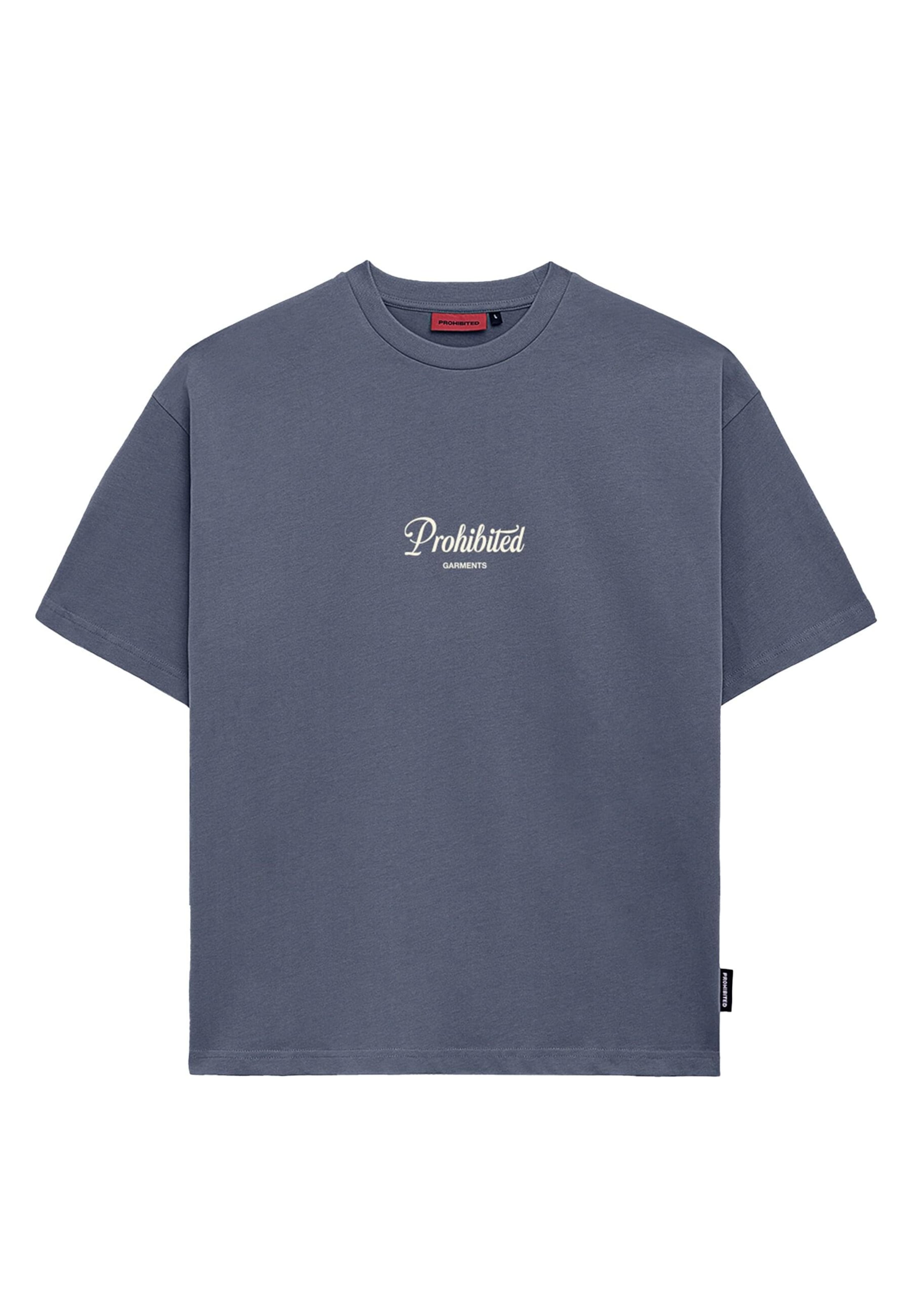 Prohibited Тениска 'Garment' в сиво: отпред