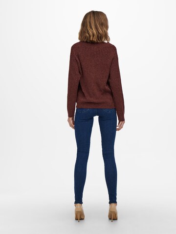 ONLY Sweater 'Cari' in Brown