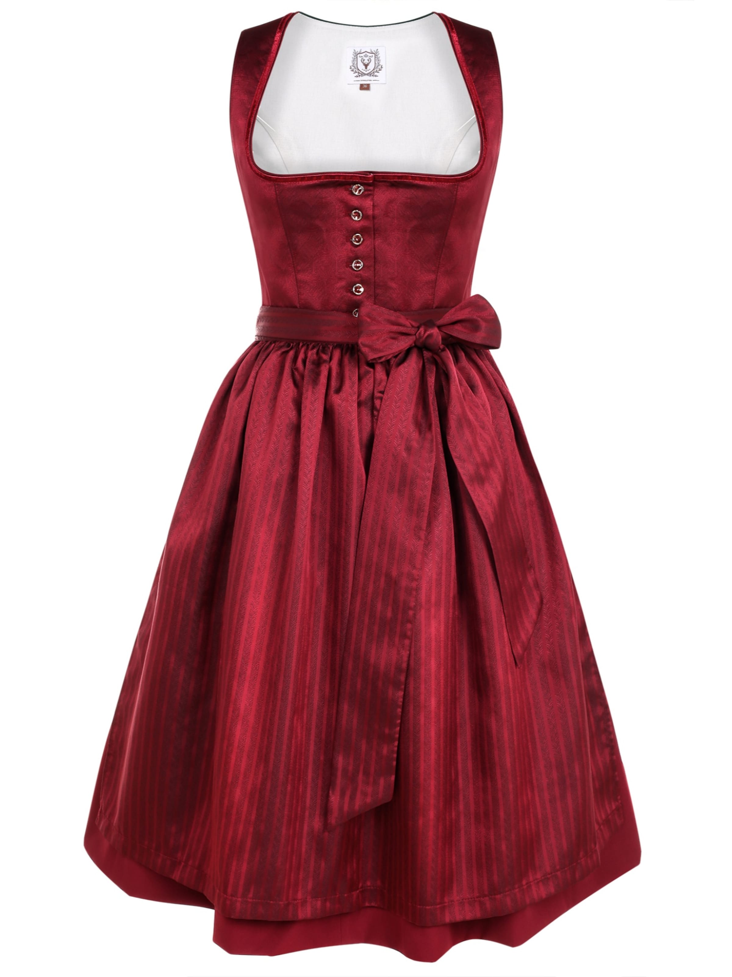 DIRNDLSTERN Dirndl 'DIRNDLSTERN Dirndl 'Herzmut' in Bordeaux' in Rot: Vorderseite