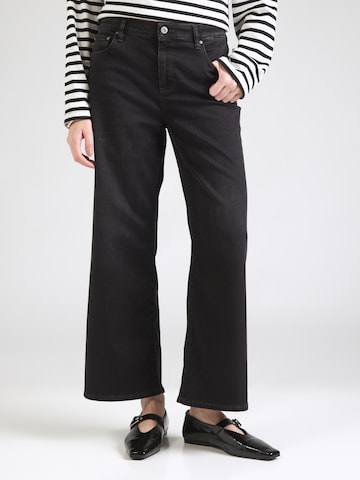 AG Jeans Широкий Джинсы 'SAIGE' в Черный: спереди