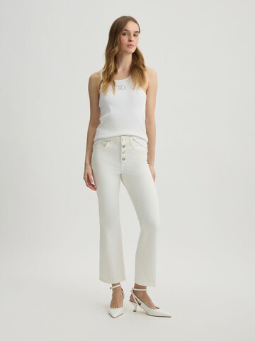 Bootcut Pantaloni di Liu Jo in bianco